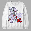 Easter Dunk Low DopeSkill Sweatshirt Broken Heart Graphic - White