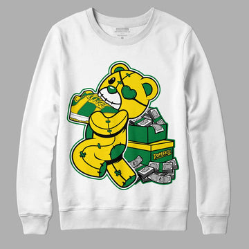 Dunk Low Reverse Brazil DopeSkill Sweatshirt Bear Steals Sneaker Graphic - White