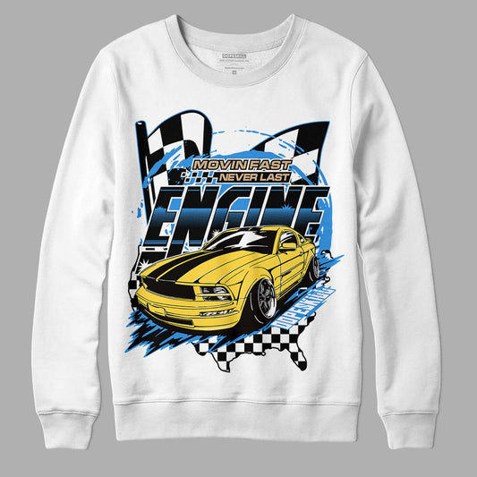 SB Dunk Low Homer DopeSkill Sweatshirt ENGINE Tshirt Graphic - White