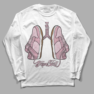 Dunk Low Teddy Bear Pink DopeSkill Long Sleeve T-Shirt Breathe Graphic - White 