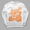 Wmns Dunk Low 'Magma Orange DopeSkill Long Sleeve T-Shirt LOVE Graphic Streetwear - White