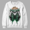 Nike SB x Jordan 4 “Pine Green” DopeSkill Sweatshirt DopeSkill Evolution Graphic Streetwear - White