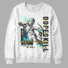 Aqua 5s DopeSkill Sweatshirt You Got All My Love Graphic - White 