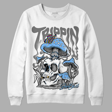 Stealth 12s DopeSkill Sweatshirt Trippin Graphic - White 