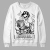 Jordan 1 High 85 Black White DopeSkill Sweatshirt Show Me The Money Graphic Streetwear - White 