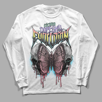 Candy Easter Dunk Low DopeSkill Long Sleeve T-Shirt DopeSkill Evolution Graphic - White 