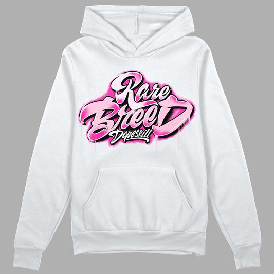 Triple Pink Dunk Low DopeSkill Hoodie Sweatshirt Rare Breed Type Graphic - White 