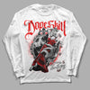 Cherry 11s DopeSkill Long Sleeve T-Shirt Money Loves Me Graphic - White