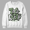 Jordan 4 Retro “Seafoam”  DopeSkill Sweatshirt Talk Is Chip  Graphic Streetwear - White 