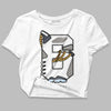 Jordan 6 Retro Cool Grey DopeSkill Women's Crop Top Number No.6 Graphic Streetwear - White