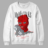 Cherry 11s DopeSkill Sweatshirt Money Talks Graphic - White