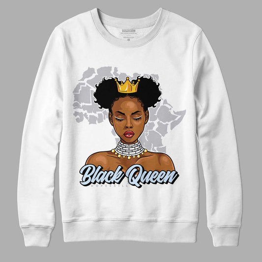 Jordan 11 Retro Low Cement Grey DopeSkill Sweatshirt Black Queen Graphic Streetwear - White