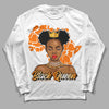 Wmns Dunk Low 'Magma Orange DopeSkill Long Sleeve T-Shirt Black Queen Graphic Streetwear - White