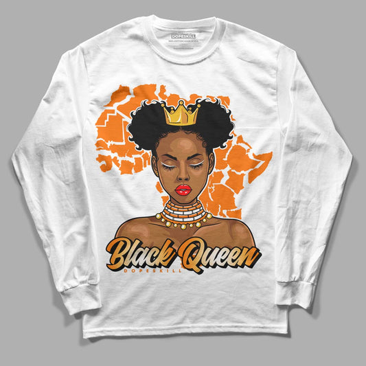 Wmns Dunk Low 'Magma Orange DopeSkill Long Sleeve T-Shirt Black Queen Graphic Streetwear - White