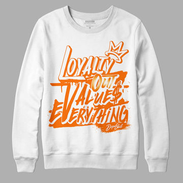 Wmns Dunk Low 'Magma Orange DopeSkill Sweatshirt LOVE Graphic Streetwear - White