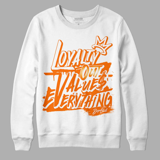 Wmns Dunk Low 'Magma Orange DopeSkill Sweatshirt LOVE Graphic Streetwear - White