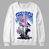 Hyper Royal 12s DopeSkill Sweatshirt Stay High Graphic - White