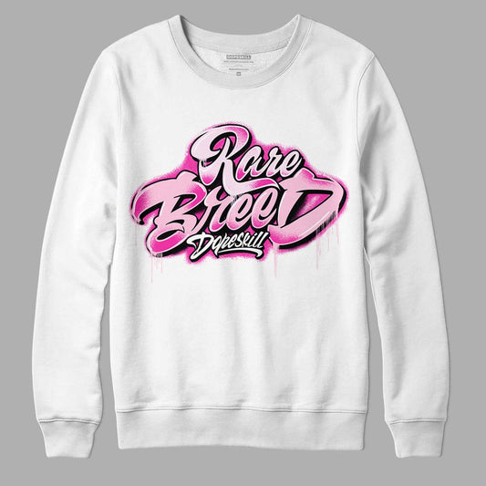 Triple Pink Dunk Low DopeSkill Sweatshirt Rare Breed Type Graphic - White 