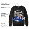 AJ 5 Racer Blue DopeSkill Sweatshirt Money Is The Motive Graphic