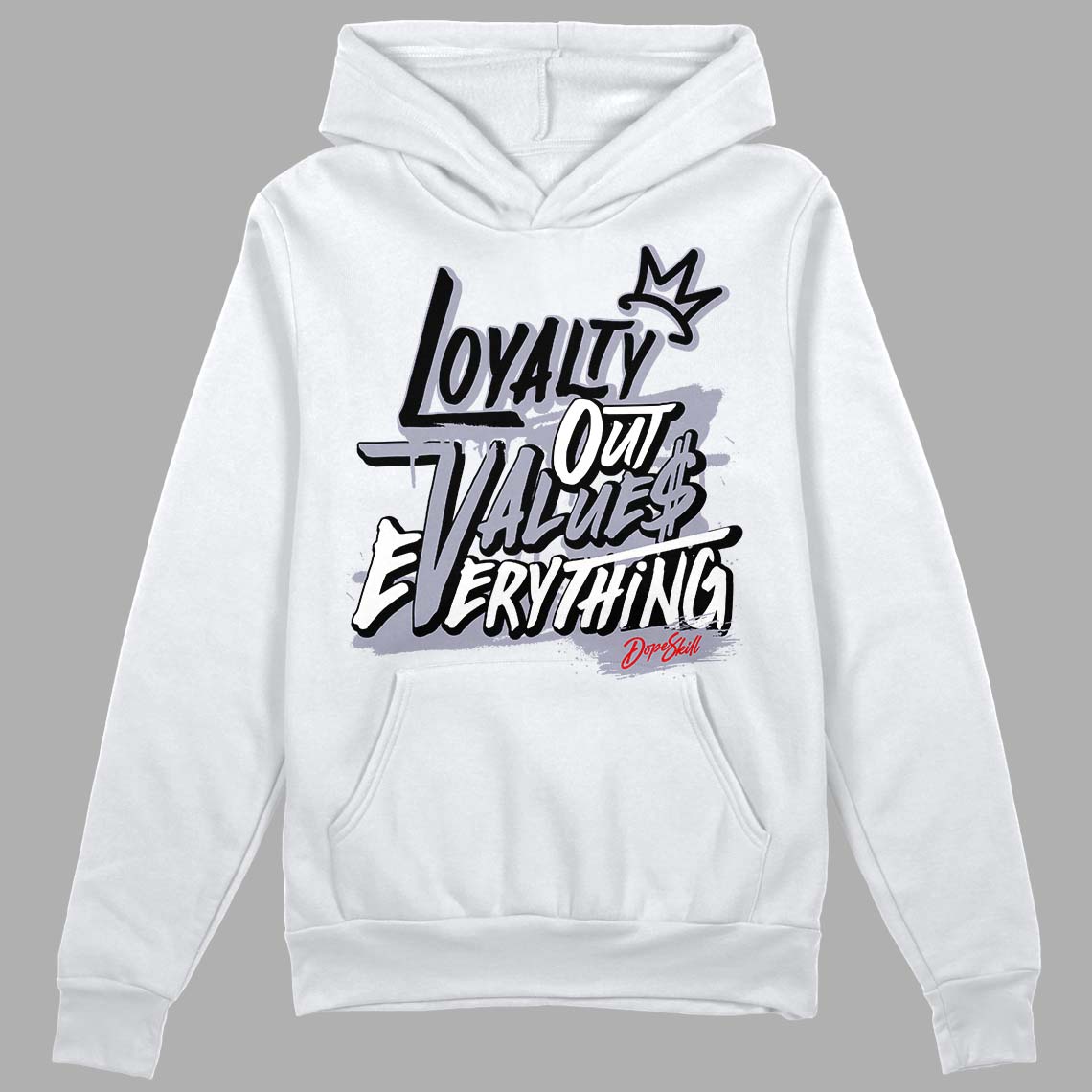 Jordan 13 Retro 'Black Flint' DopeSkill Hoodie Sweatshirt LOVE Graphic Streetwear - White