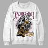 Brotherhood 1s High OG DopeSkill Sweatshirt Money Loves Me Graphic - White 