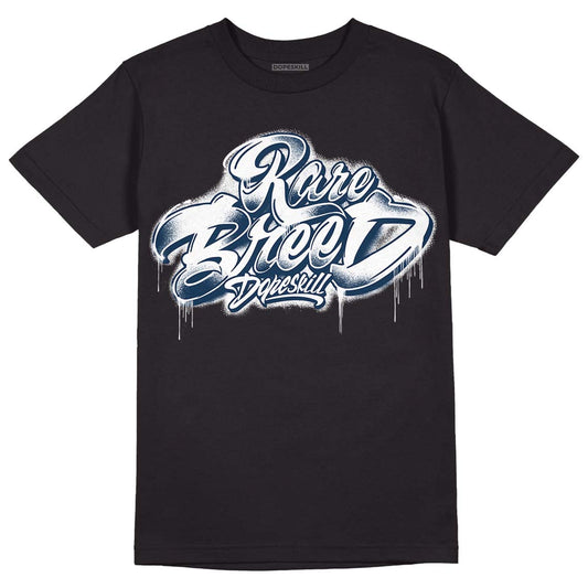 Brave Blue 13s DopeSkill T-Shirt Rare Breed Type Graphic - Black