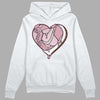 Dunk Low Teddy Bear Pink DopeSkill Hoodie Sweatshirt Heart Jordan Graphic - White 