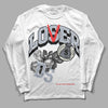 Jordan 3 Retro White Cement Reimagined DopeSkill Long Sleeve T-Shirt Loser Lover Graphic Streetwear - White