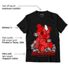 AJ 9 Chile Red DopeSkill T-Shirt MOMM Bear Graphic