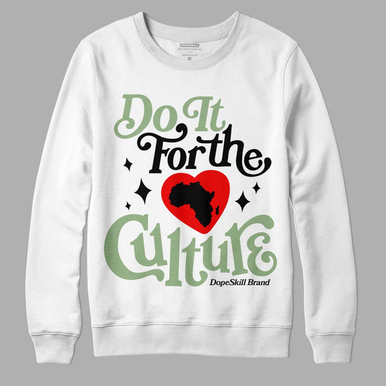 Jordan 4 Retro “Seafoam” DopeSkill Sweatshirt Do It For The Culture Graphic Streetwear - White