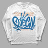 Jordan 3 Retro Wizards DopeSkill Long Sleeve T-Shirt Queen Graphic Streetwear - White