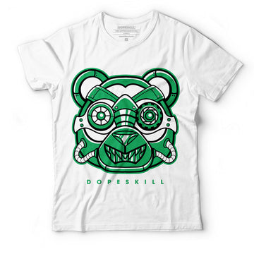 AJ 13 Lucky Green DopeSkill T-Shirt Robo Bear Graphic