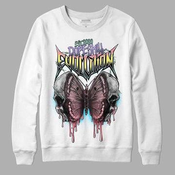 Candy Easter Dunk Low DopeSkill Sweatshirt DopeSkill Evolution Graphic - White 