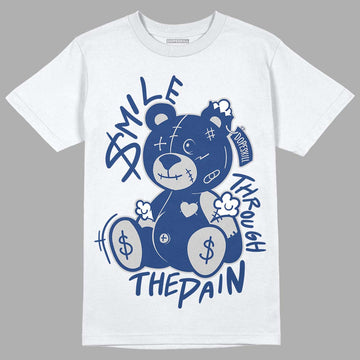 Jordan 13 Retro French Blue DopeSkill T-Shirt BEAN Graphic  - White 