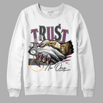 Brotherhood 1s High OG DopeSkill Sweatshirt Trust No One Graphic - White 