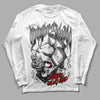 Jordan 5 Retro P51 Camo DopeSkill Long Sleeve T-Shirt Money On My Mind Graphic Streetwear - White 