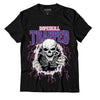 Jordan 7 SE Sapphire DopeSkill T-Shirt Trapped Halloween Graphic - Black 