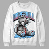 Travis Scott x Jordan 4 Retro 'Cactus Jack' DopeSkill Sweatshirt Sick Bear Graphic Streetwear  - White 