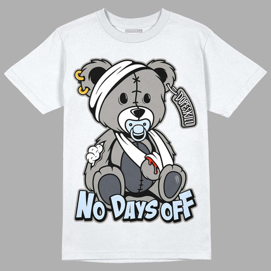 Jordan 6 Retro Cool Grey DopeSkill T-Shirt Hurt Bear Graphic Streetwear - White