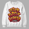 Cardinal 7s DopeSkill Sweatshirt Never Forget Loyalty Graphic - White