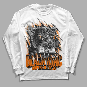 Wmns Dunk Low 'Magma Orange DopeSkill Long Sleeve T-Shirt Black King Graphic Streetwear - White 