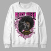 Triple Pink Dunk Low DopeSkill Sweatshirt New Black Queen Graphic - White 