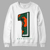 Dunk Low Team Dark Green Orange DopeSkill Sweatshirt No.1 Graphic - White