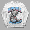 Travis Scott x Jordan 4 Retro 'Cactus Jack' DopeSkill Long Sleeve T-Shirt Sick Bear Graphic Streetwear - White 