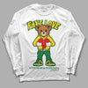 Dunk Low Reverse Brazil DopeSkill Long Sleeve T-Shirt Fake Love Graphic - White