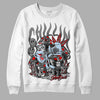 Jordan 5 Retro P51 Camo DopeSkill Sweatshirt Chillin Graphic Streetwear - White  
