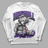 PURPLE Collection DopeSkill Long Sleeve T-Shirt Sick Bear Graphic - White 