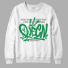 Jordan 2 Retro Lucky Green DopeSkill Sweatshirt Queen Graphic Streetwear - White 