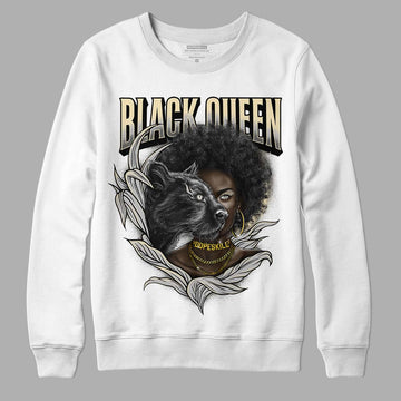 Jordan 4 Retro SE Craft Photon Dust DopeSkill Sweatshirt New Black Queen Graphic Streetwear - White