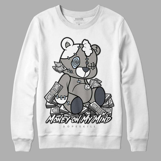 Jordan 6 Retro Cool Grey DopeSkill Sweatshirt MOMM Bear Graphic Streetwear - White 